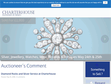 Tablet Screenshot of charterhouse-auction.com